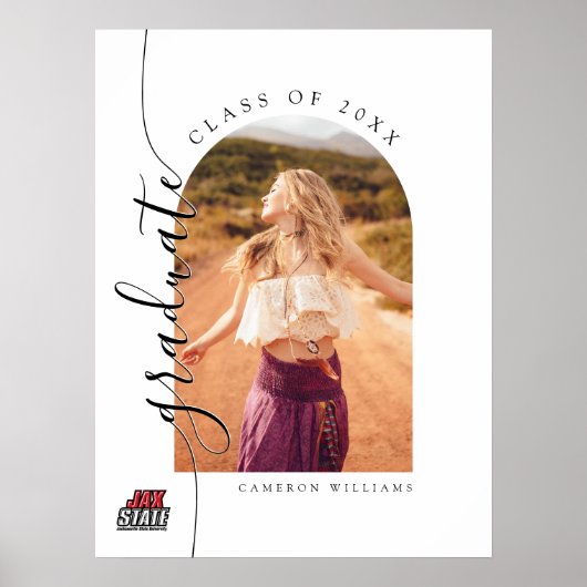 Afgestudeerd aan Jacksonville State University Poster (Voorkant)
