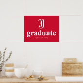 Afgestudeerd aan Jacksonville State University Poster (Keuken)