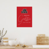 Afgestudeerd aan Jacksonville State University Poster (Keuken)