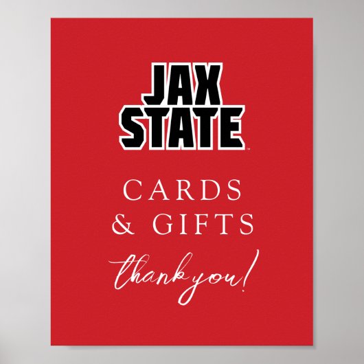 Afgestudeerd aan Jacksonville State University Poster (Voorkant)