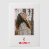 Afgestudeerd aan Jacksonville State University Vellum Uitnodigingen (Voorkant)