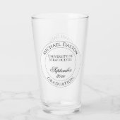 Afgestudeerd aan universiteit of hogeschool gepers glas (Achterkant)