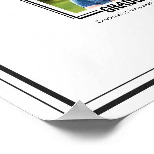 Afgestudeerd Aandenken Handtekening Poster (Hoek)