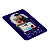 Afgestudeerd aangepast foto afstudeercadeau magneet (Rechterzijde)