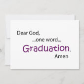 Afgestudeerd Aankondiging (Voorkant)