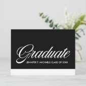 Afgestudeerd Aankondiging (Staand voorkant)