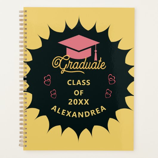 Afgestudeerd Afstuderen Eindexamenklas Persoonlijk Planner (Voorkant)