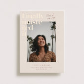 Afgestudeerd! Afstuderen Foto Aankondiging