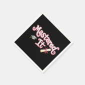 Afgestudeerd Afstuderen Masterdiploma Afgestudeerd Servet (Hoek)