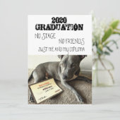Afgestudeerd - Coronovirus 2020 - grappig Kaart (Staand voorkant)