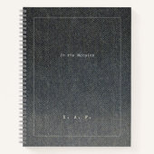 Afgestudeerd Dagboek 'In de Marges' Notitieboek (Voorkant)