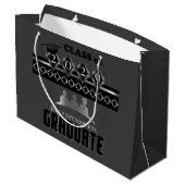 Afgestudeerd - Doe-het-zelf Jaar en Naam -  Groot Cadeauzakje (Achterkant Gekanteld)