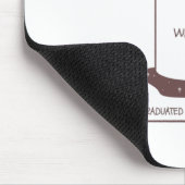 Afgestudeerd En Vol Caffeïne Muismat (Hoek)