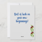 Afgestudeerd felicitaties kaart (Achterkant)