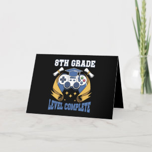 Afgestudeerd gamer met volledige 8e klas gaming ni bedankkaart