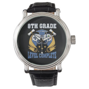 Afgestudeerd gamer met volledige 8e klas gaming ni horloge