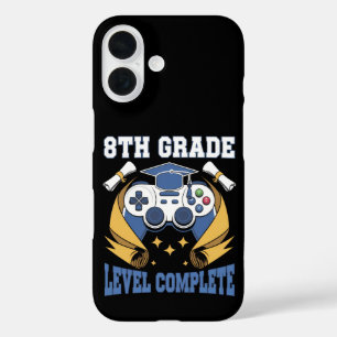 Afgestudeerd gamer voltooid niveau 8e leerjaar iPhone 16 hoesje
