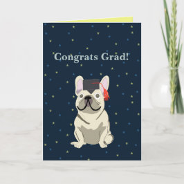 Afgestudeerd, gefeliciteerd afgestudeerde! Franse  Kaart