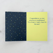 Afgestudeerd, gefeliciteerd afgestudeerde! Franse  Kaart (Binnen)
