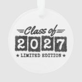 Afgestudeerd Gelimiteerde Editie Eindexamenklas 20 Ornament (achterkant)