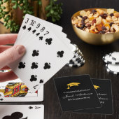 Afgestudeerd Gepersonaliseerde Naam Pokerkaarten (Insitu)