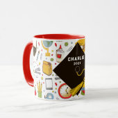 Afgestudeerd Geschenk Mok (Voorkant links)