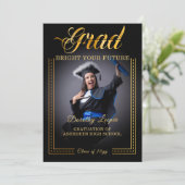 Afgestudeerd. Gouden greep Helder je toekomst op Kaart (Staand voorkant)