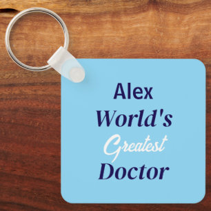 Afgestudeerd Grootste Dokter Ter Wereld Persoonlij Sleutelhanger