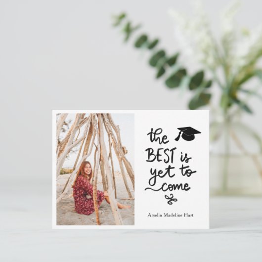 Afgestudeerd | Het beste is nog steeds om het scri Briefkaart (Staand voorkant)