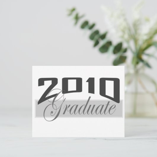Afgestudeerd in 2010 aankondiging (Staand voorkant)