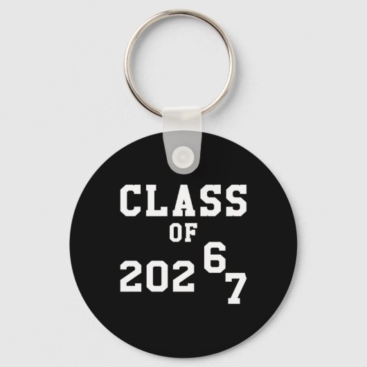 Afgestudeerd In 2026 Afstudeerfeest Zo Klaar Graad Sleutelhanger (Voorkant)