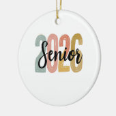 Afgestudeerd in 2026 Afstudeergeschenk 2026 Keramisch Ornament (Links)