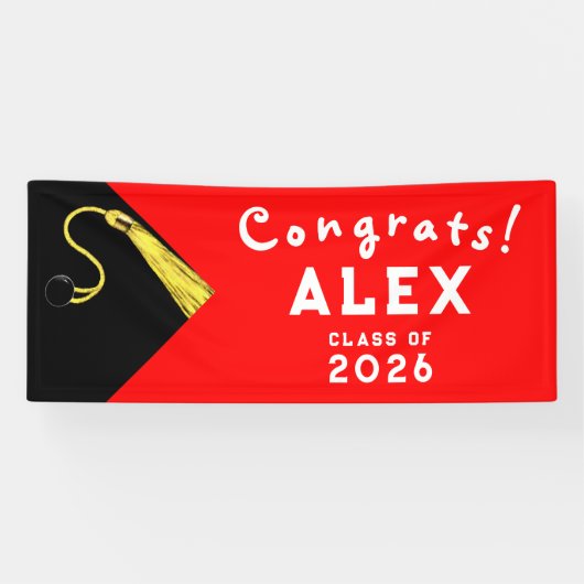 Afgestudeerd in 2026 spandoek (Horizontaal)