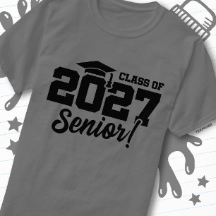 Afgestudeerd in 2027 Eindexamenklas van 2027 T-shirt
