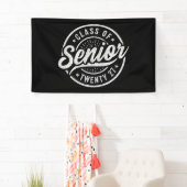Afgestudeerd in 2027 Retro Vintage Afstudeerklas 2 Spandoek (Insitu)