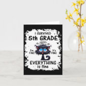 Afgestudeerd in de 5e klas 2025 Ik heb de 5e klas Kaart (Gele Bloem)