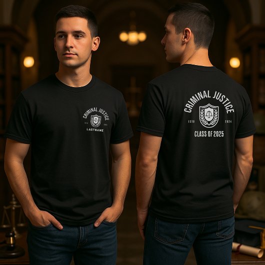 Afgestudeerd in Strafrecht - Persoonlijk T-shirt