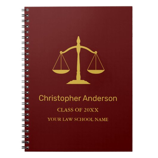 Afgestudeerd Juridisch Professional Notitieboek (Voorkant)