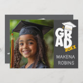 Afgestudeerd  kaart (Voorkant / Achterkant)