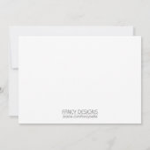 Afgestudeerd Kaart (Achterkant)