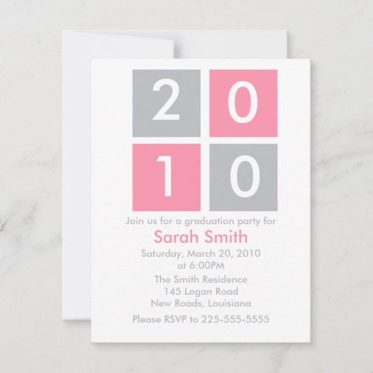 Afgestudeerd Kaart (Voorkant)