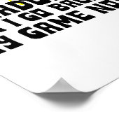 Afgestudeerd kan ik terug naar mijn Game Now Schoo Poster (Hoek)