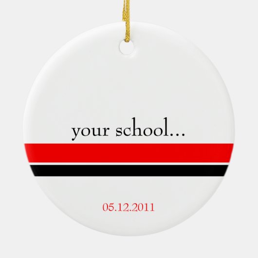 afgestudeerd keramisch ornament (Achterkant)