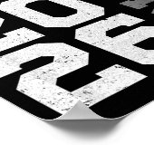 Afgestudeerd klas van 2026 Afstudeerpret 2026 Afst Poster (Hoek)