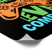 Afgestudeerd Kunst | Niveau Middelbare School Comp Poster (Hoek)