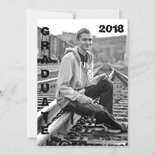 Afgestudeerd Magnetische Uitnodiging (Voorkant)