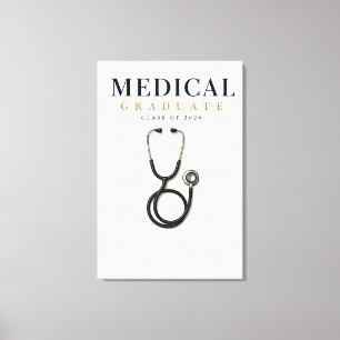 Afgestudeerd Medicus 2026 Aangepaste Naam Canvas Afdruk