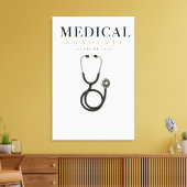 Afgestudeerd Medicus 2026 Aangepaste Naam Canvas Afdruk (Insitu (Woonkamer))