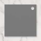 Afgestudeerd meisje van de middelbare school bedankjes labels (Achterkant)