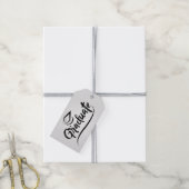 Afgestudeerd met afstudeerhoed cadeaulabel (Met Touw)